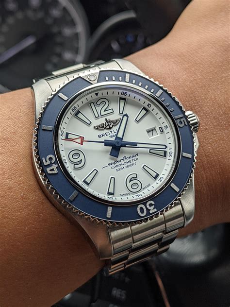 breitling superocean 3|breitling superocean 42 white.